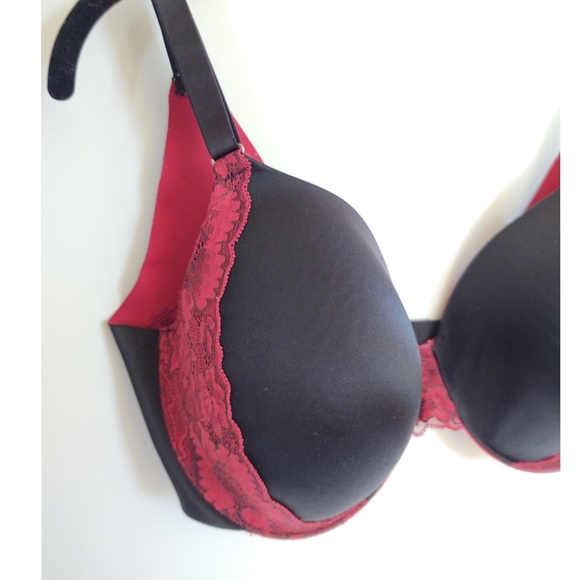 Soma Vanishing Back Full Coverage Lace Trim Underwire Bra 36DDD - Picture 5 of 11